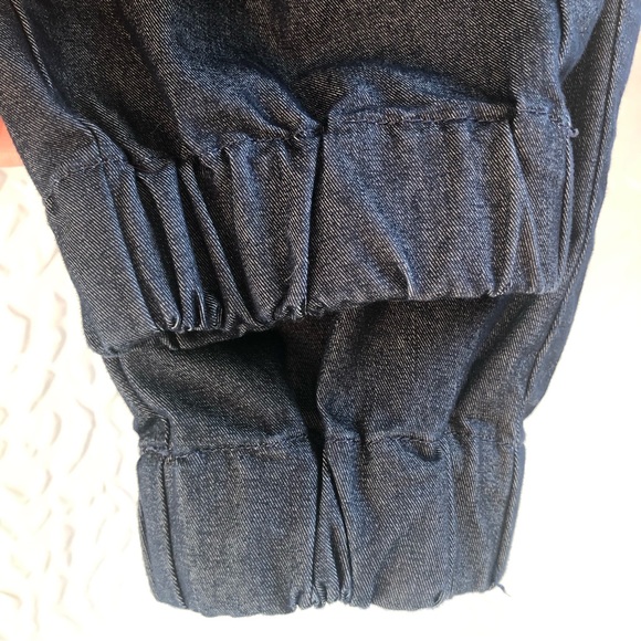 Women's MEC Rock Climbing Denim Blue Relaxed Fit Joggers Organic Cotton Blend - Picture 12 of 15